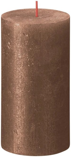 Свічка Рустік стовпчик SHIMMER 130/68, мідь