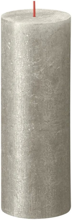 Свічка Рустік стовпчик SHIMMER 190/68, шампань