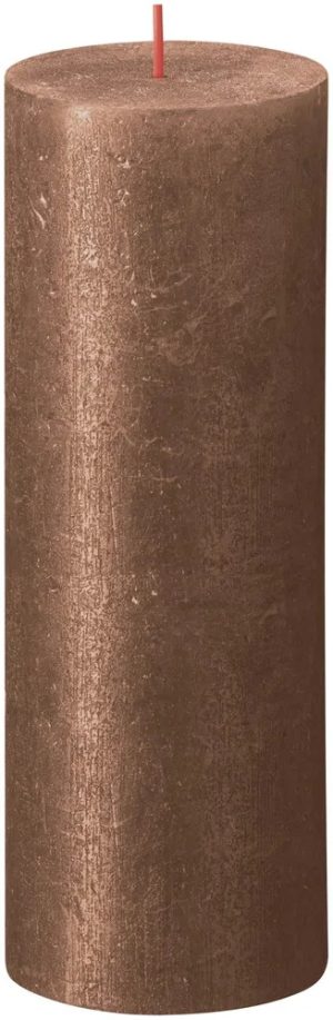Свічка Рустік стовпчик SHIMMER 190/68, мідь