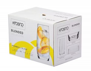 Набір склянок високих BLENDED 350мл, 6 шт