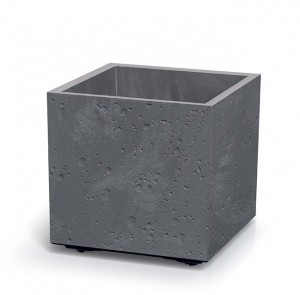 Горщик для квітів Sierra Square Beton Effect 400мм квадратний, маренго