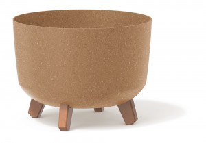 Горщик для квітів Gracia ECO Wood, 240мм круглий на ніжках