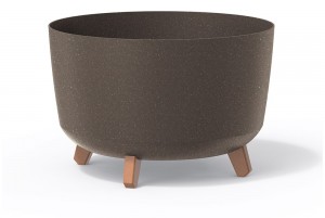 Горщик для квітів Gracia ECO Wood, 350мм круглий на ніжках