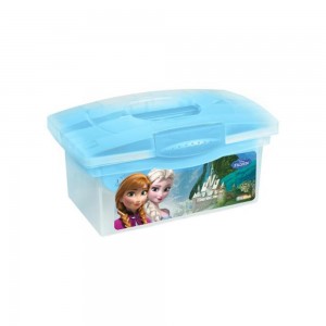 Ящик для хранения прозрачный Frozen blue 40*24*21