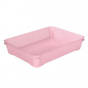 Ящик для хранения mini basket А-4 розовый
